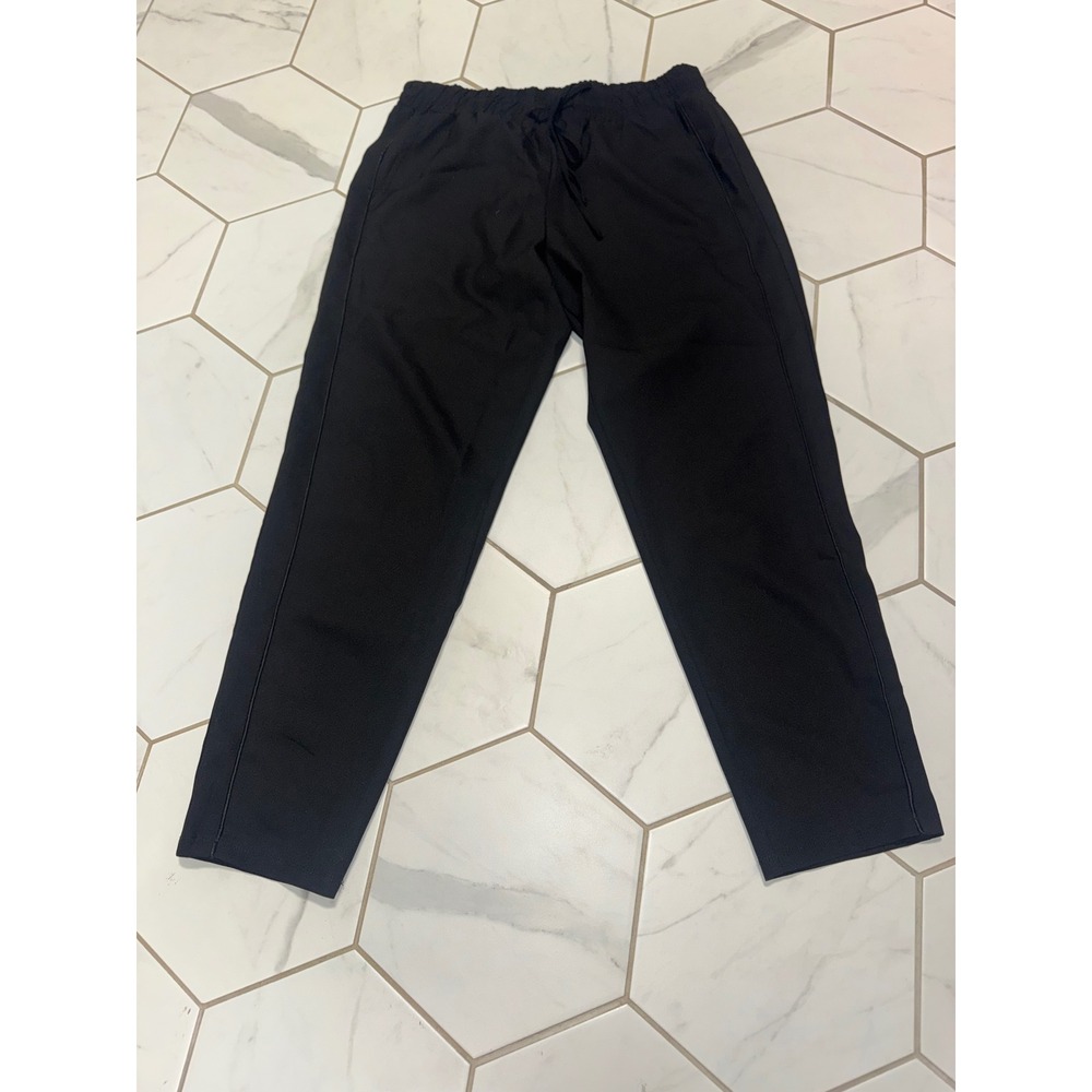 KUT from the Kloth Black Drawstring Elastic Waist‎  Pants Size 4 Straight Leg